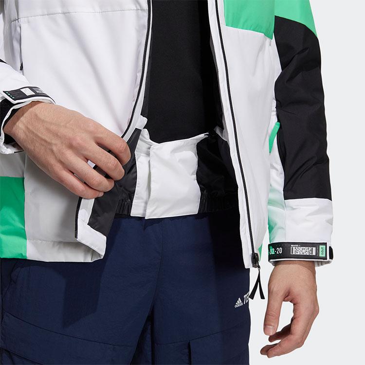 Adidas Snow Down Jacket Sport Puffer Coat Men Outerwear White H13871