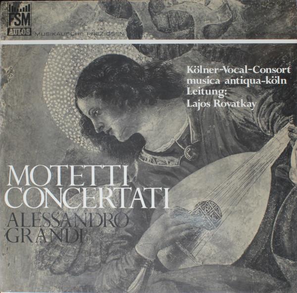 

LP Record KLNER VOCALCONSORT MUSICA ANTIQ Motetti Concertati FSM53509AUL FSM Aulos Germany Classical Used