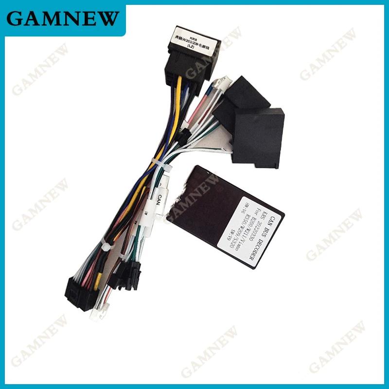 Gamnew 9 Inch Car Fascia Frame Adapter Android Radio Dash Fitting Panel Kit For BENZ C W203 CLASS C209 GLK-CLASS 2004-2011