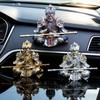 1pz Statuetta Azione Sun Wukong Ornamento per Auto Design Realistico Decorazione Cruscotto per Interni Auto
