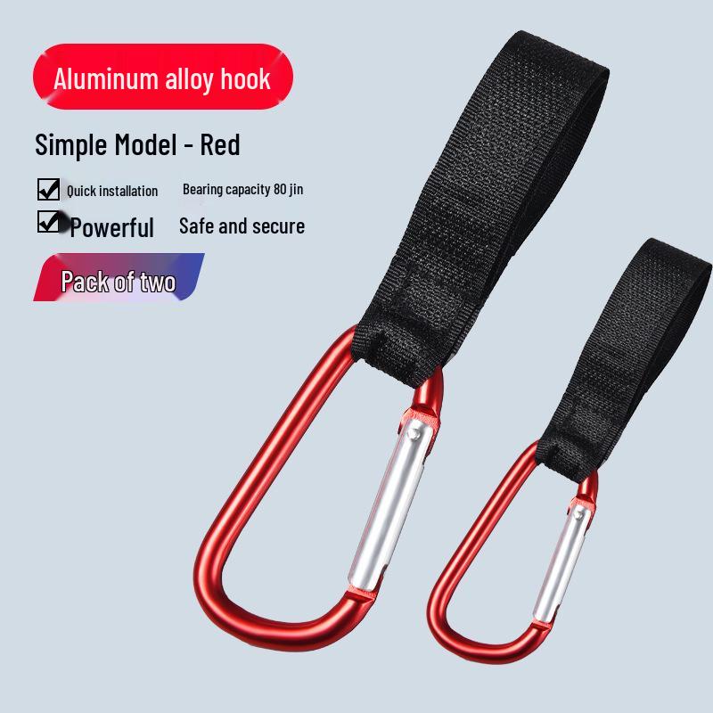 Multi-Purpose Carabiner Hook for Electric Vehicles and Strollers