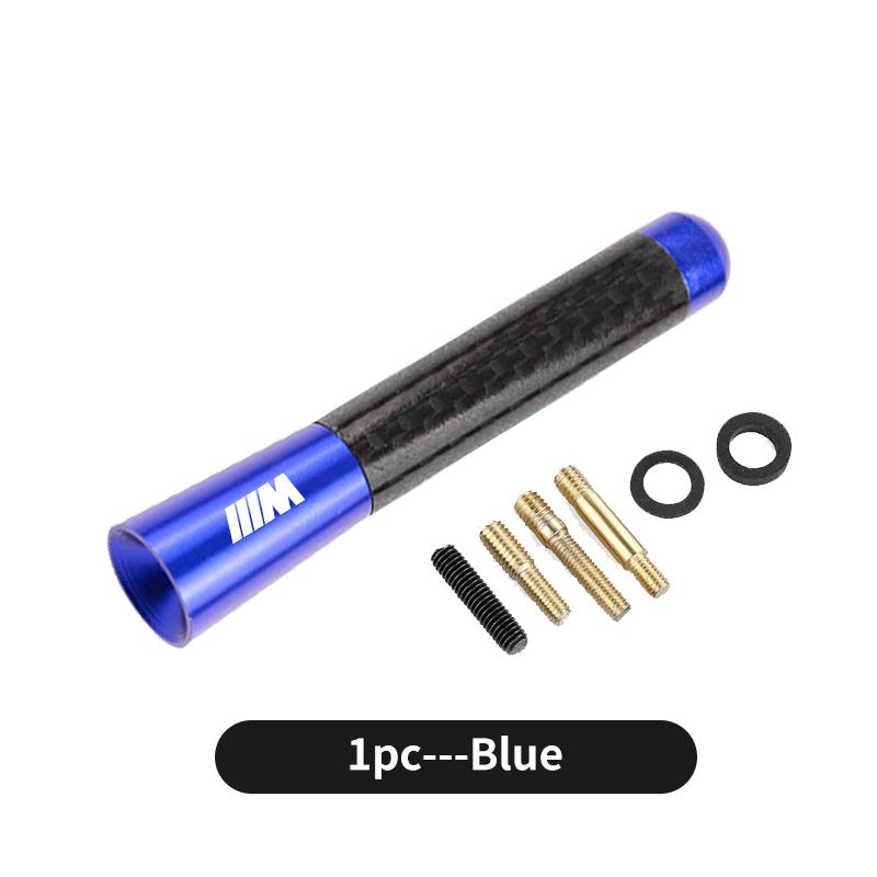 AAAQP1 Carbon Fiber Car Short Antena Radio FM Metal Receive Accessories For BMW Performance M E87 E30 E46 E28 F35 G20 E93 F20 X3 X