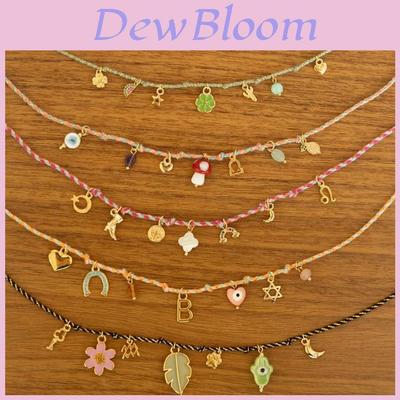 Collier en Acier Titane Avec Chaîne Tressée Pour Accessoires de Mode d'Été