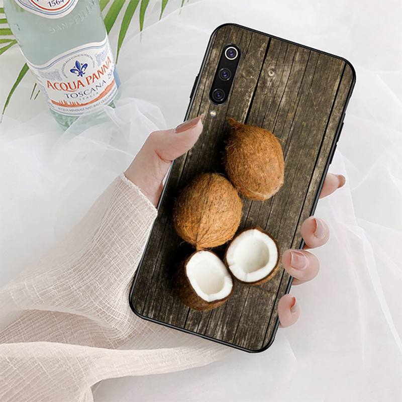 Summer Coconut Phone Case for Xiaomi Mi 5 6 8 9 10 Lite Pro SE Mix 2s 3 F1 Max2 3