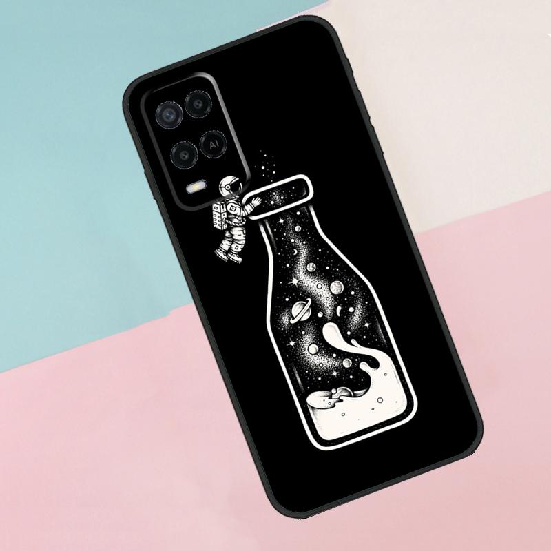 Astronaut Star Space For Oppo A16 A76 A96 A15 A80 A60 A40 A94 A54 A98 A78 A18 A38 A58 A17 A77 A74 A57S Phone Case