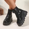 Women Boots Gothic Style Cosplay High Boots Ladies  New Platform Wedges Women Shoes Trend Comfort Long Tube Leather Boots