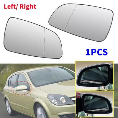 For OPEL ASTRA H 2004 2005 2006-2009 1PCS Outer Rearview Side Wing Mirror Glass Lens Reflector Lens Car Accessories With Heated