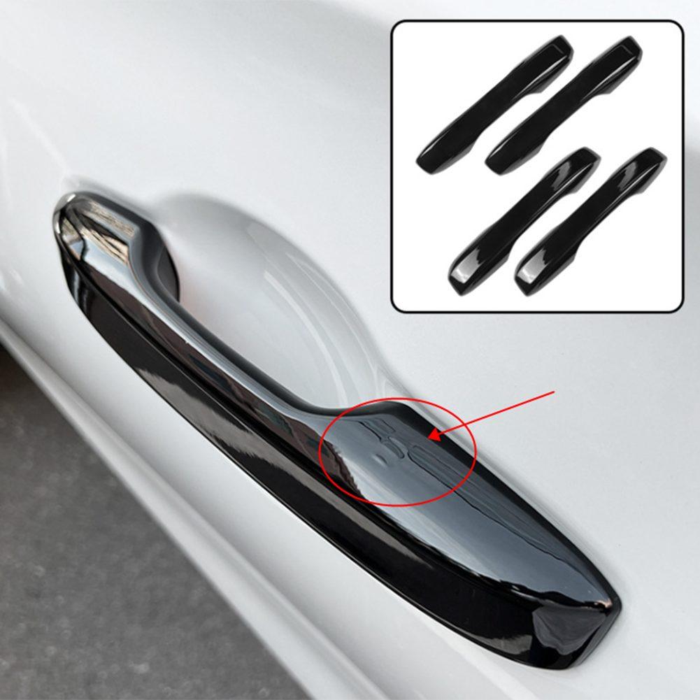 Car Trim Door Handles Cover 4PCS 4x Kit Bright Black For Honda For Accord  For Honda For Accord  Useful High Quality