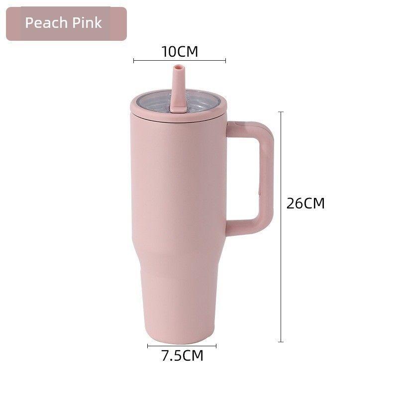 40Oz Cup Large Capacity Vacuum Cup Large Capacity Foldable Cup with Straw Accompanying Car Best Selling Large Ice Cup