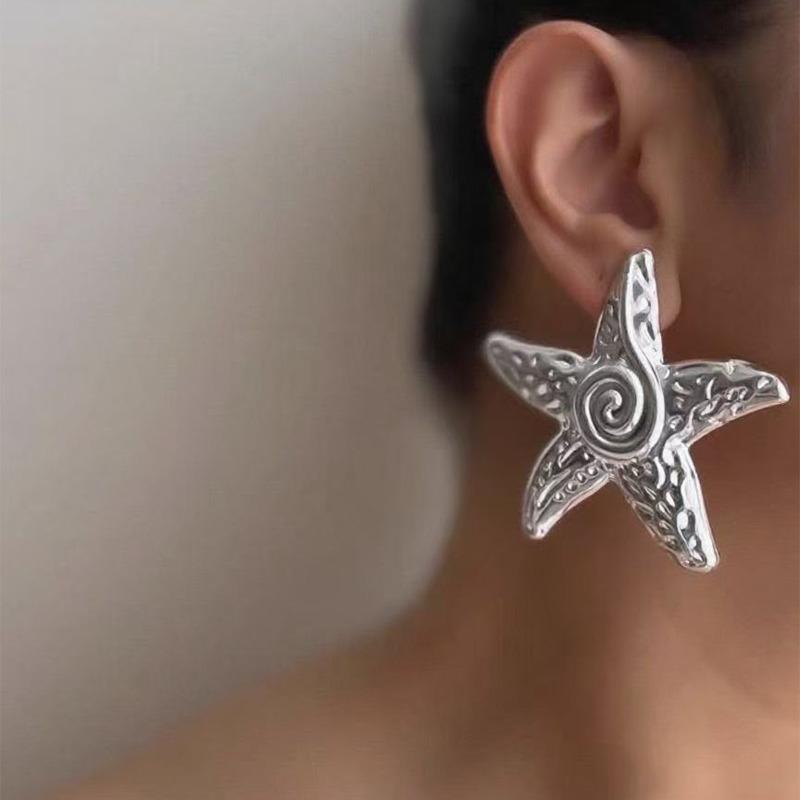 

Приморские серьги лето океан отпуск ветер сплав серьги с морской звездой женские нишевые преувеличенные серьги