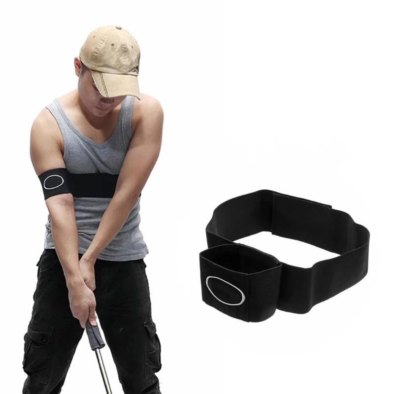 Golf Swing Correcting Band Adjustable Golf Swing Trainer Aid Golf Arm Strap Golf Training Swing Postures Correction