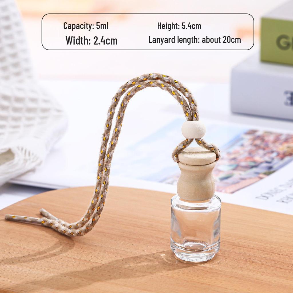 Creative Rope-Handle Glass Bottle Air Freshener and Flameless Diffuser
