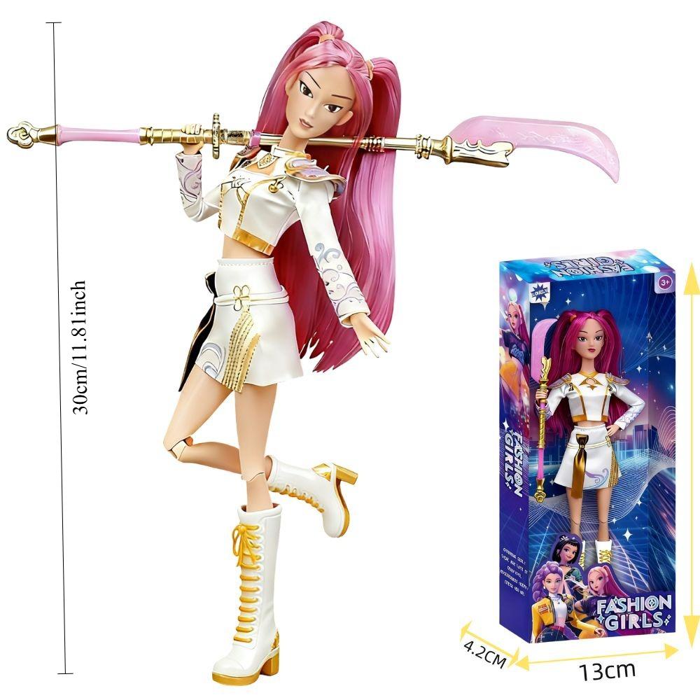 NEU Neues Puppenspielzeug Beliebter Anime Kpop Teufelsjäger Action-Puppe Rumi Mila Zoe Plastikpuppe DIY Spielzeug Mädchen Festival Geschenk