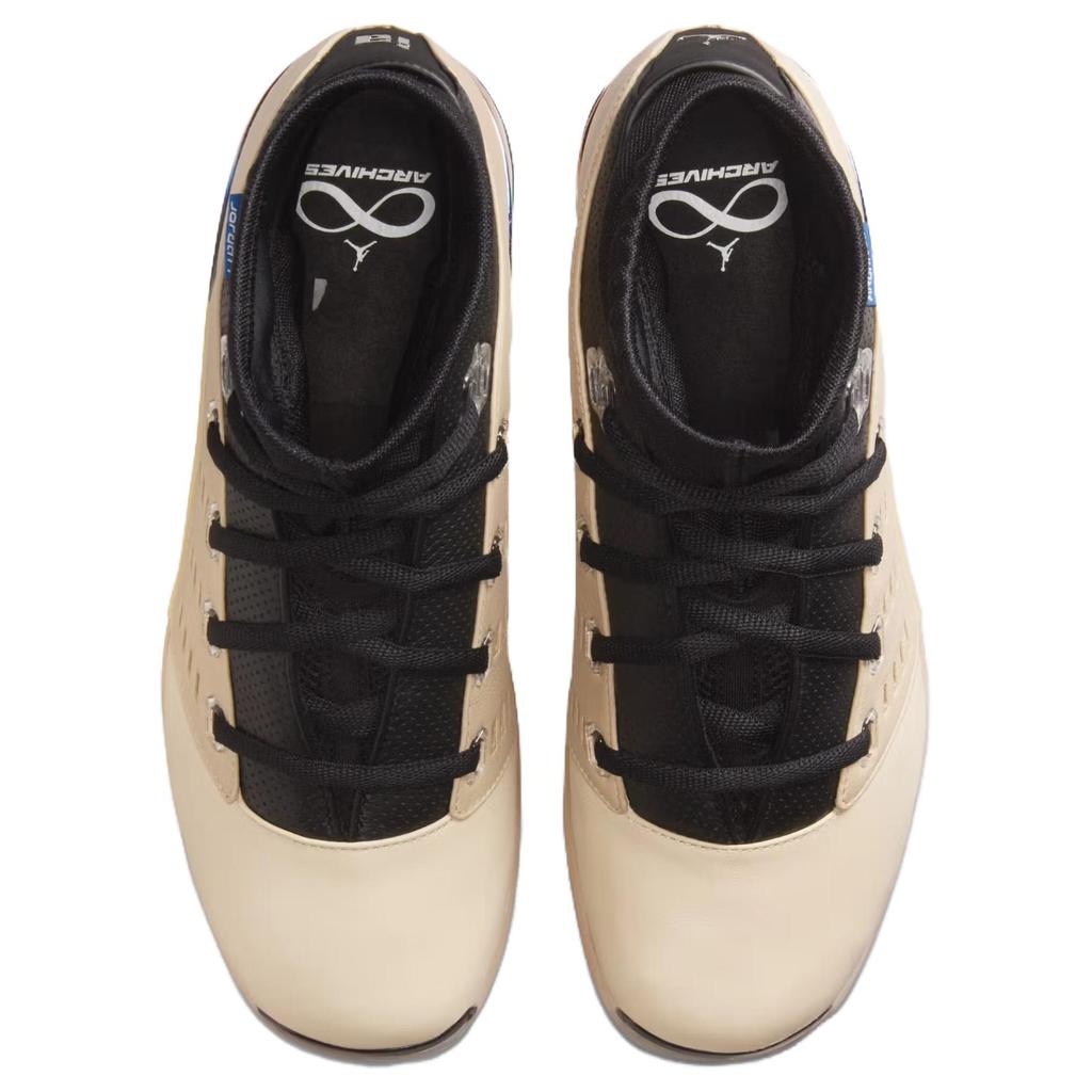 Infinite Archives x Air Jordan 17 Retro Low Beach Unisexové tenisky Tmavě béžová Metalická stříbrná Černá IH0177-200