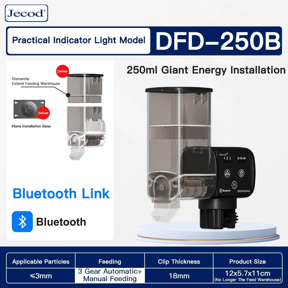 Jebao Jecod 2026 New DFD Fish Tank Feeder Bluetooth Smart Timer Feeder Ornamental Fish Aquarium Intelligent Automatic Feeder