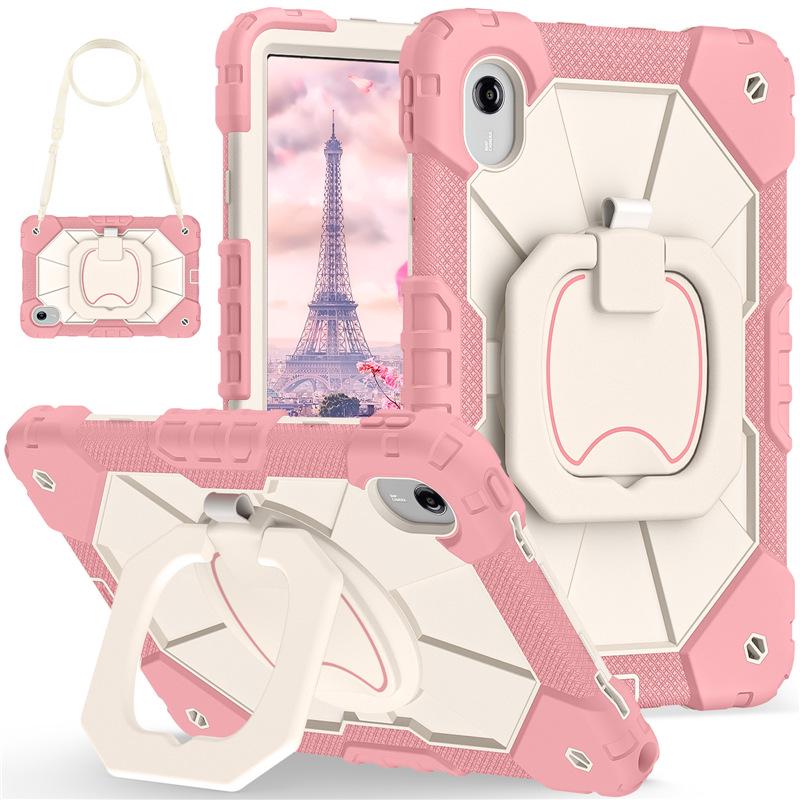 Lenovo Xiaoxin Pad 11 2025 Rotating Stand Silicone Case - Drop-Proof, Handheld Protection