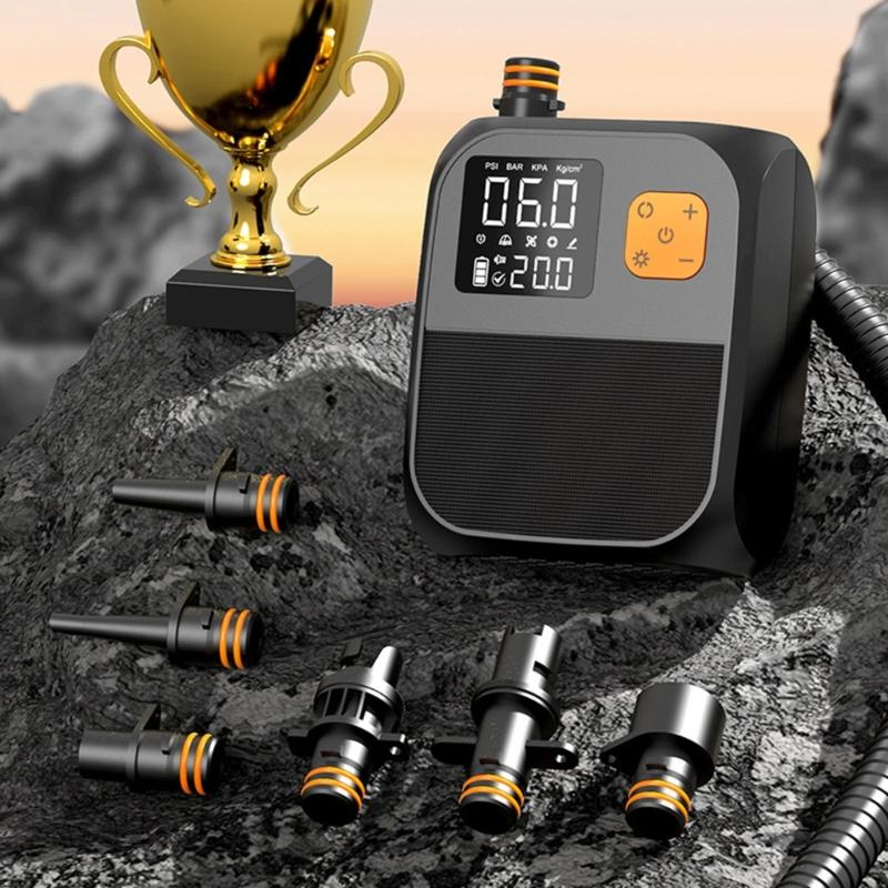 Portable High Pressure Rechargeable Electric Pump Fast Inflation Systems For Inflatable Boards Kayaks Watercrafts SUPs
