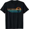 Retro Pflanzen Grafik Vegetarisch Vegan Pflanzenkraft T-Shirt