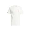 Adidas Letter Print Lillard Sports Short-Sleeve T-Shirt Men’s Han Yu White