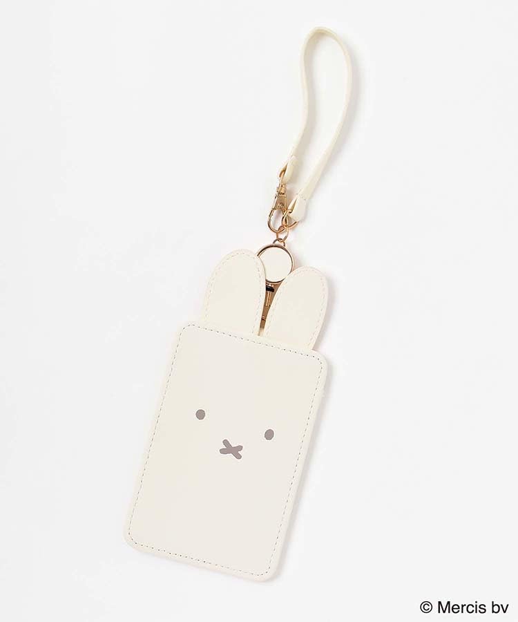 Miffy Face Pass Case Case/Card (Ivory)