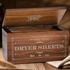 Wooden Storage Box Long-Lasting for Laundry Room, Bathroom