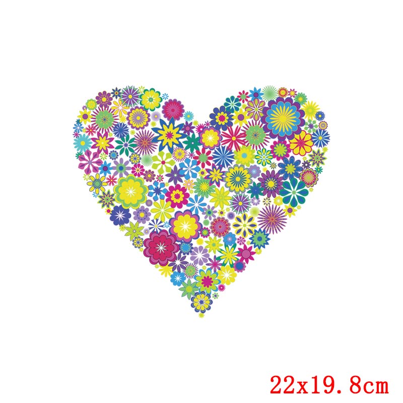 heart iron on transfers