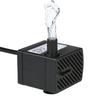 180L/H 2,5W Tauchwasserpumpe für Aquarium Tischbrunnen Teich Wassergärten und Hydroponiksysteme mit einer Düse 1,5m Stromkabel AC110V
