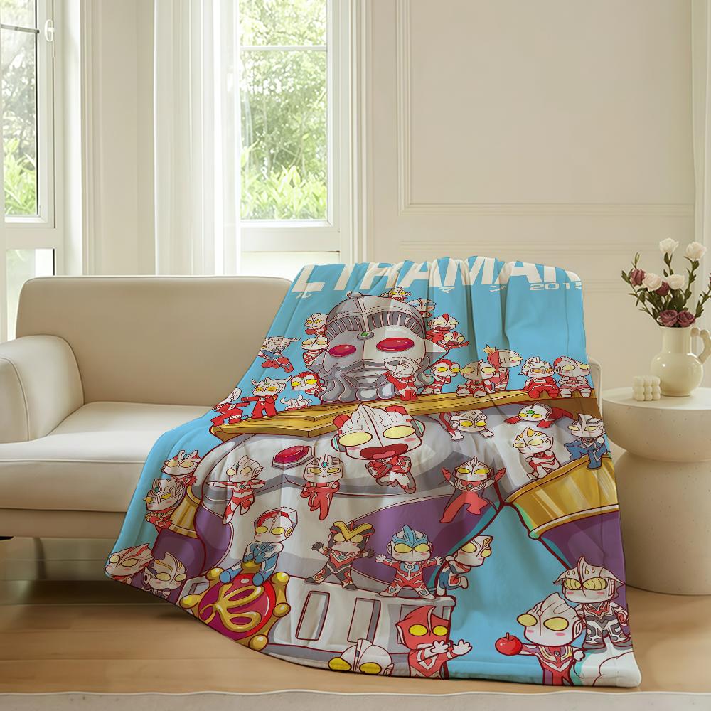 Adventure TV Series U UltraMan Blanket For Sofa Office Bed Plane Travel Sleep Read Relax Camping Soft And Warm