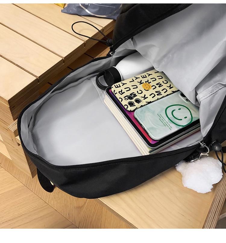 Korean Trendy Lightweight Large-Capacity Casual Backpack - Versatile and Live-Streaming Favorite