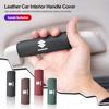 GMRT3 Leather Car Roof Handle Protective Cover Interior Styling For Vitara Jimny Samurai Swift Baleno Ignis Alto Splash Kaiser