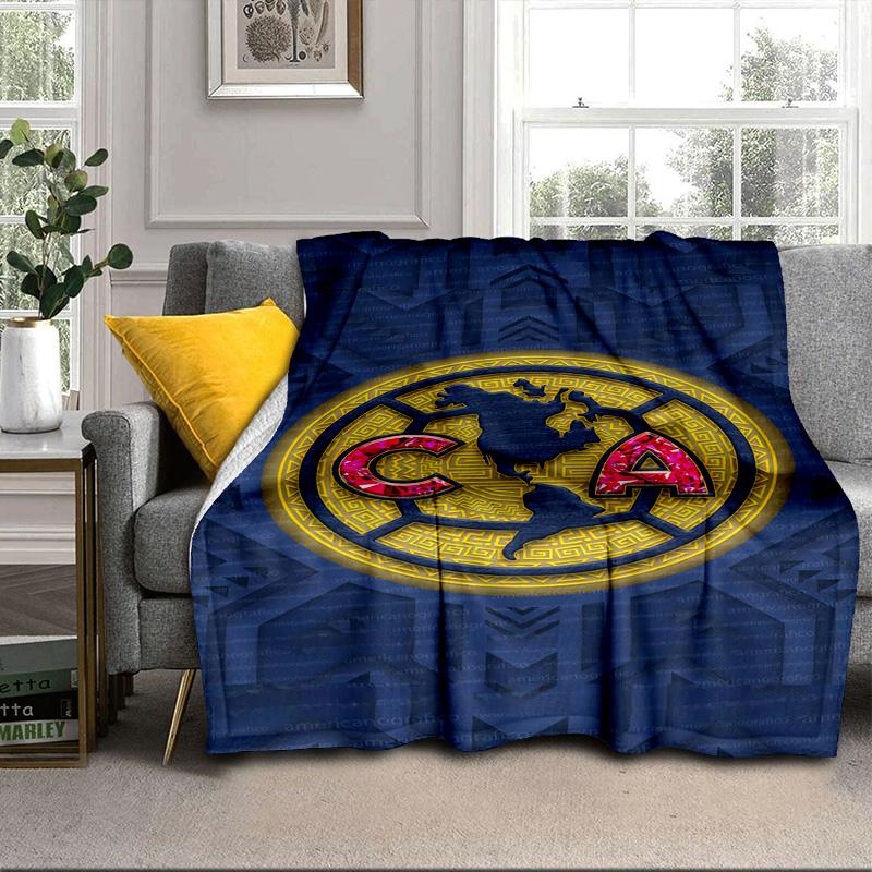 Club America Emblem Portable Blanket/Soft Blanket Bedding Blanket Suitable for Travel Camping Living Rooms Offices Sofas Fan Gifts