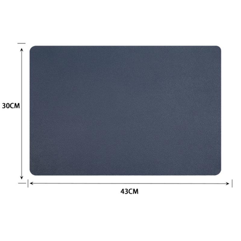 Solid Color Non-slip Placemat, Thermal Insulation Mat, Morandi Color Household Dining Table Mat, Easy To Clean, Desktop Protective Mat, Beautiful