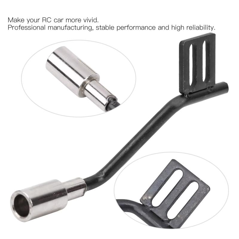1 Pair Exhaust Pipe Accessories Metal Rc Car Simulation Decoration For Scx10 For  Trx4 1/10 Rc Car