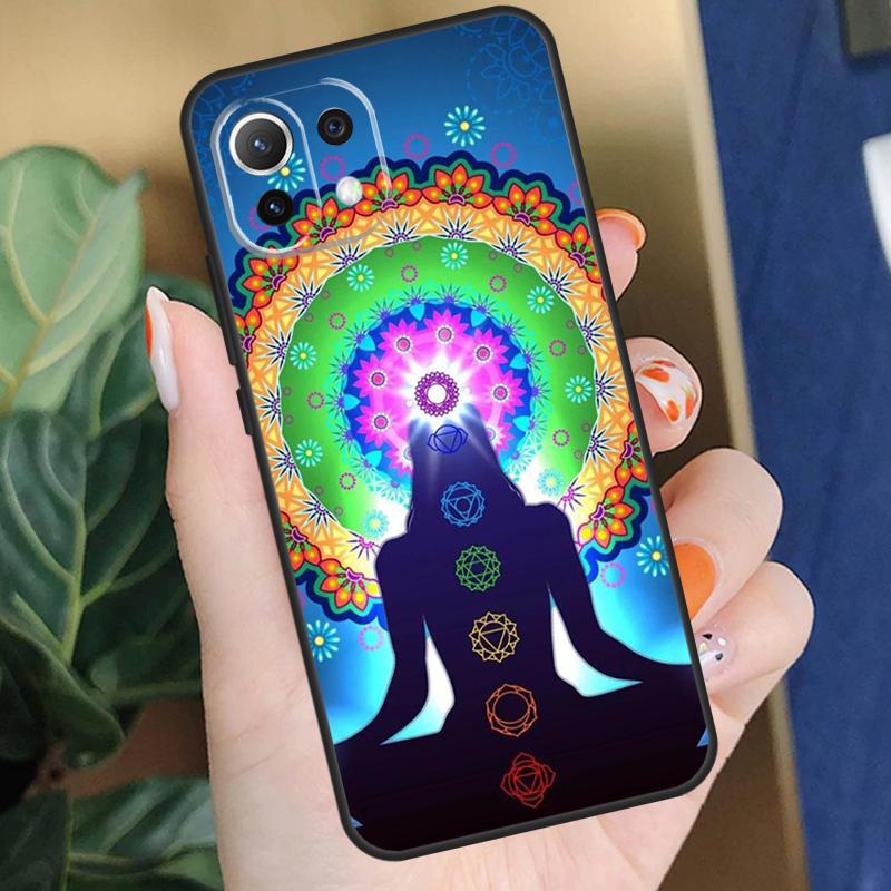 

Mandala Chakra Yoga Case For Xiaomi 15 14 Ultra 13T 14T 15T Pro 17 Pro Max POCO X7 Pro X5 X6 F5 F6 F7 F8 Coque POCO X3 Pro