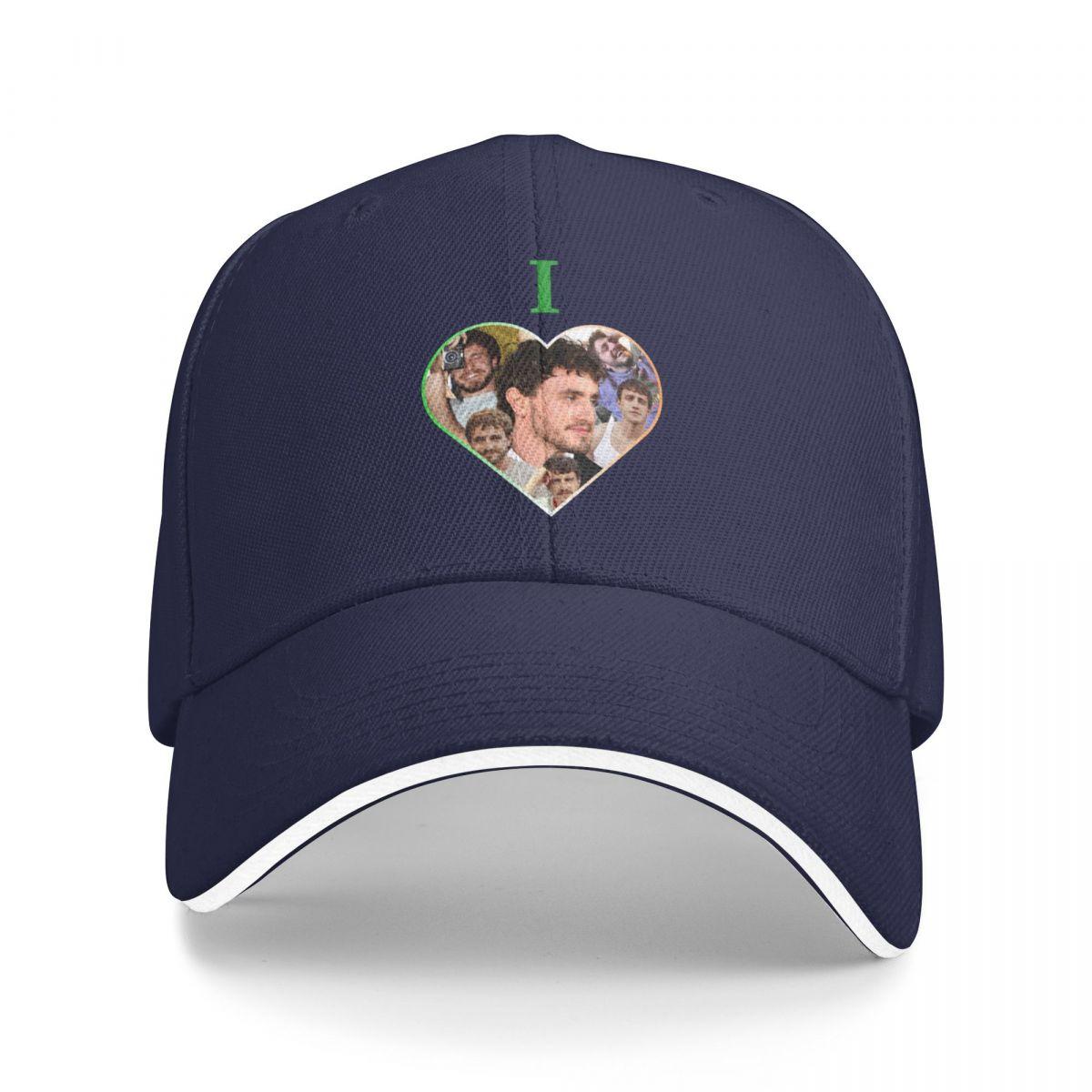 Baseball Caps I Love Paul Mescal Trendy Graphic Unisex Outdoor Spring Caps One Size