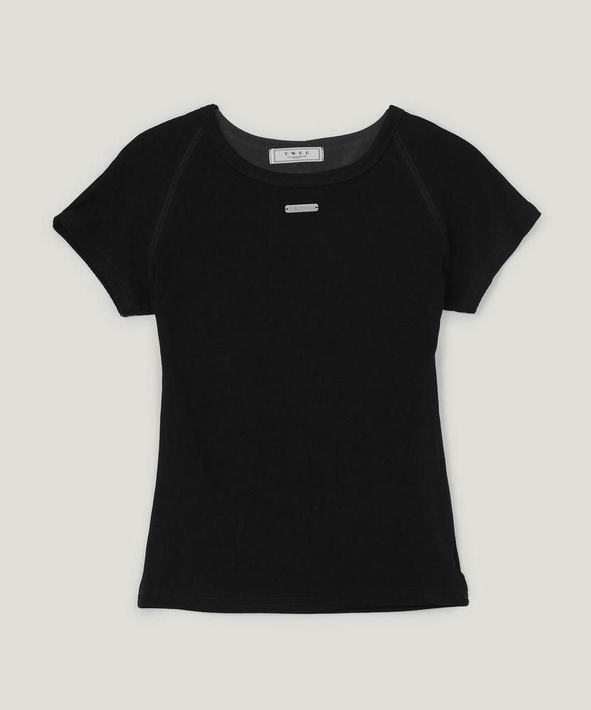 Teuwi Nowell Cut-Out Stitch Short Sleeve T-Shirt