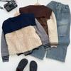 Girls' 2025 Autumn/Winter Stylish Korean Faux Fur Vest & Jeans Set