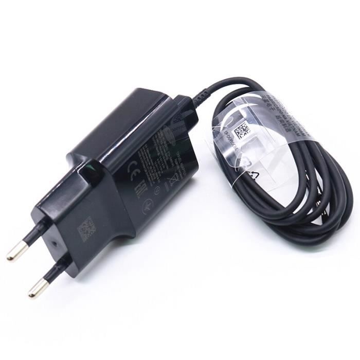 Chargeur Rapide Adaptatif 9V2A, Avec Prise Ue, Câble Usb Type-c, Pour Galaxy S9-S8-Plus-Note 9, Original [89618C4]