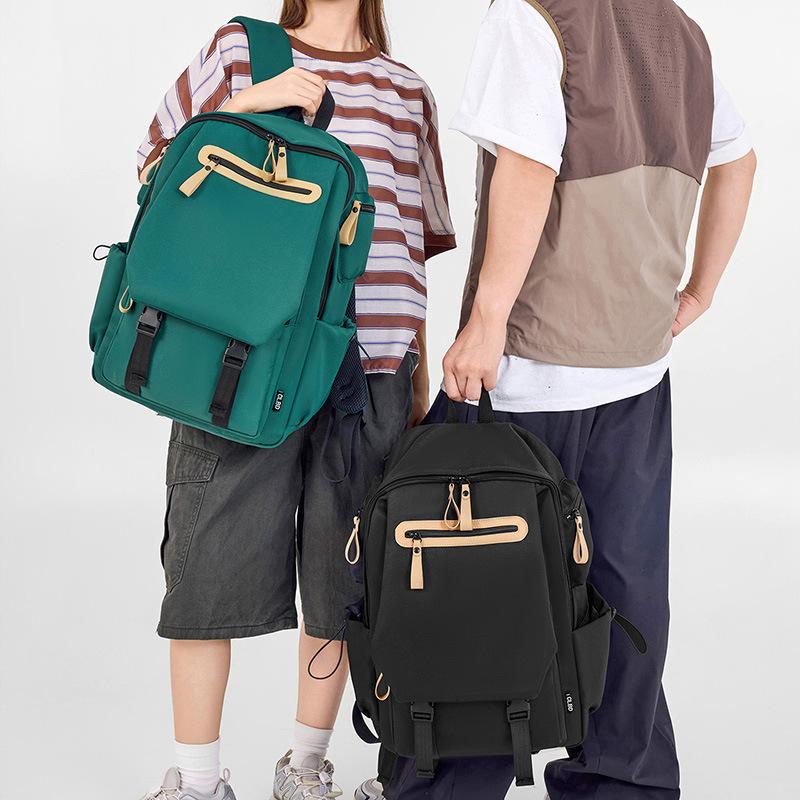 Unisex Large Capacity Backpack Travel Bag Junior High School Student Schoolbag