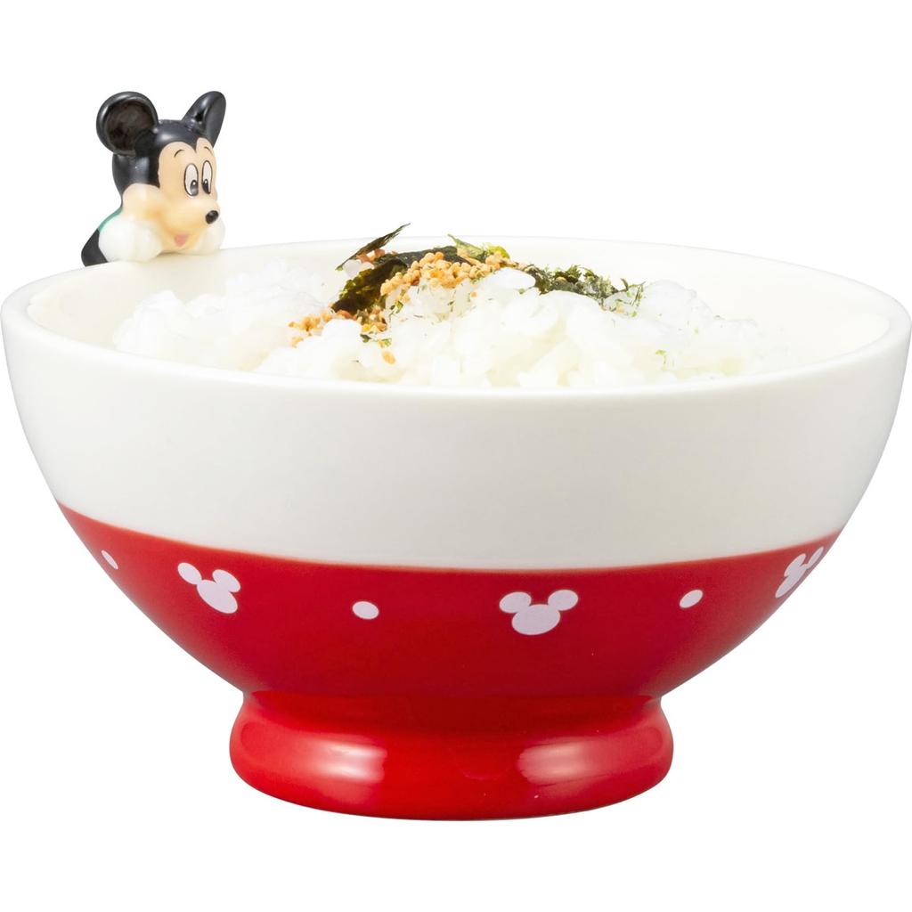 Sunart Disney Mickey Mouse Rice Approximately 6cm with Bowl, Tall, Figurine, SAN4081-1