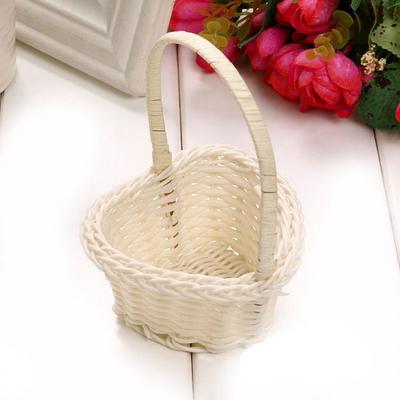 Schöner handgefertigter Blumenaufbewahrungskorb Handgeflochtener Weidenblumenkorb Für Pflanze Zuhause Hochzeit
