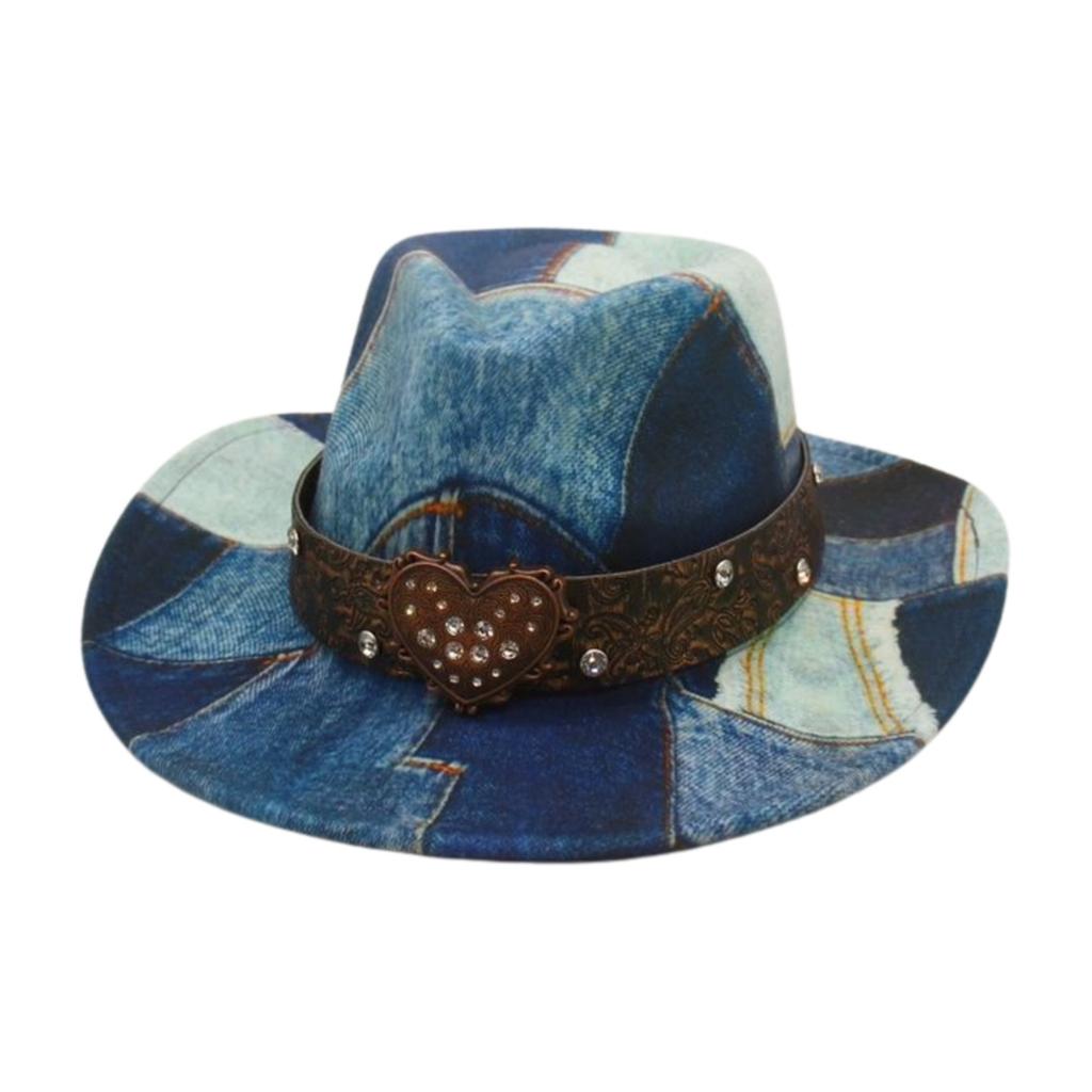 Fashion Retro High Sense Peach Heart Cowboy Hat French Top Hat Fast Sell Hot ** Hair Jazz Hat