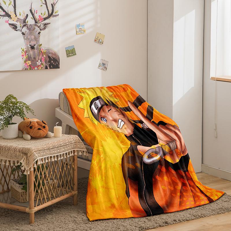 Animation Hokage Serie Flanelldecke 3D-Druck Sofadecke Verdickte Decke