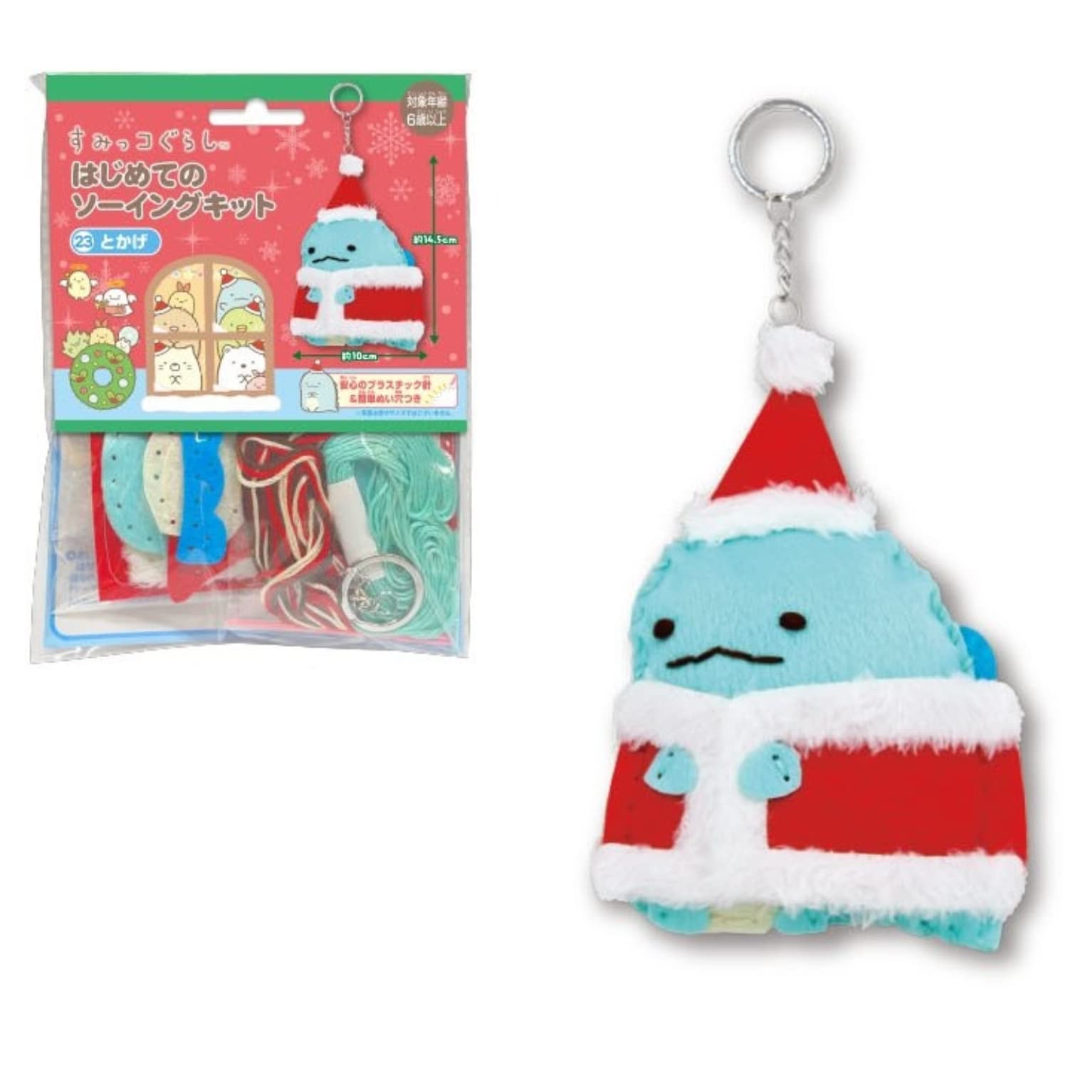 

Onoue Man s First Sewing Kit, Sumikkogurashi Christmas Lizard OM-019322