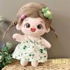 20cm Puppenkleidung Hübsches Kleid Kopfschmuck Kpop Plüschpuppen Outfit Spielzeug Anziehkleidung Rock Baby-Puppe Zubehör Lässiger Anzug