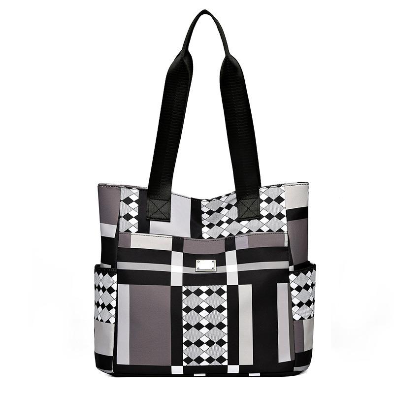 Stylish new tote bag elegant large capacity shoulder messenger bag retro simple handbag
