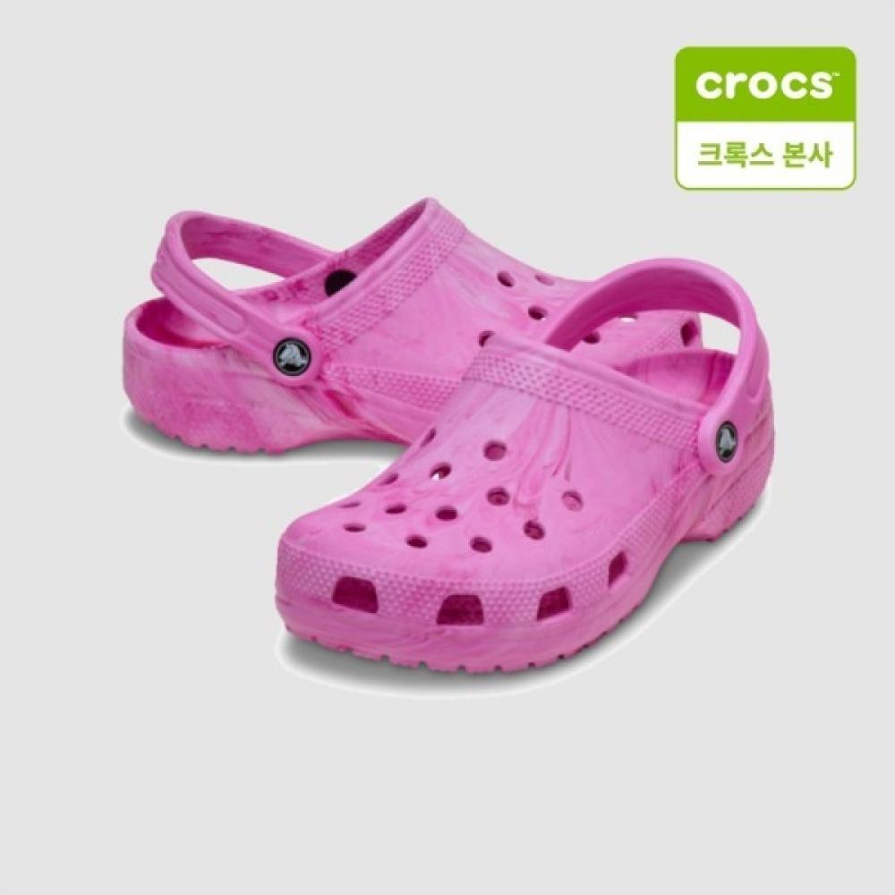 Crocs Children S ShoeS claSSic Watercolor Marble Clog kidS Pink Swirl 211602 7av