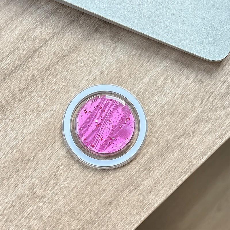 Creative Water Ripple Mobile Phone Airbag Holder Magnetic Magsafe Telescopic Desktop Holiday Gift Wholesale