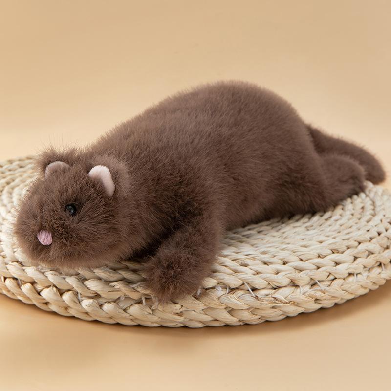 50cm cute simulation animal ferret baby plush stuffed decompression toy soft children's birthday gift Kawaii room decoration