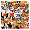 50Pcs Cartoon Basketball Sports Stickers Graffiti Ipad  Car Guitar Diy Personalized Wall Sticker Toys Decoration